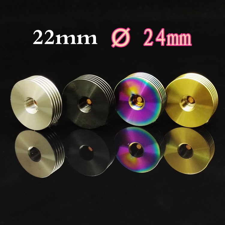 Heat Sink Adaptor 510 Finned Heatsink Adapter Insulator for 510 Thread Bottom Attached 22mm 24mm Connector for RDA RBA Vape with 5 colors
Heat Sink Adaptor 510 Finned Heatsink Adapter Insulator for 510 Thread Bottom Attached 22mm 24mm Connector for RDA RBA Vape with 5 colors
