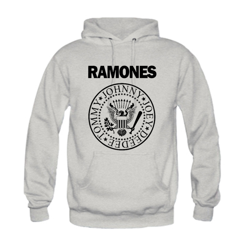 Wholesale-Men Cool Custom Design Ramones Popular Rock Hip Hop Print Casual Hoodies Sweatshirts Fashion Persionalized Special High Quality