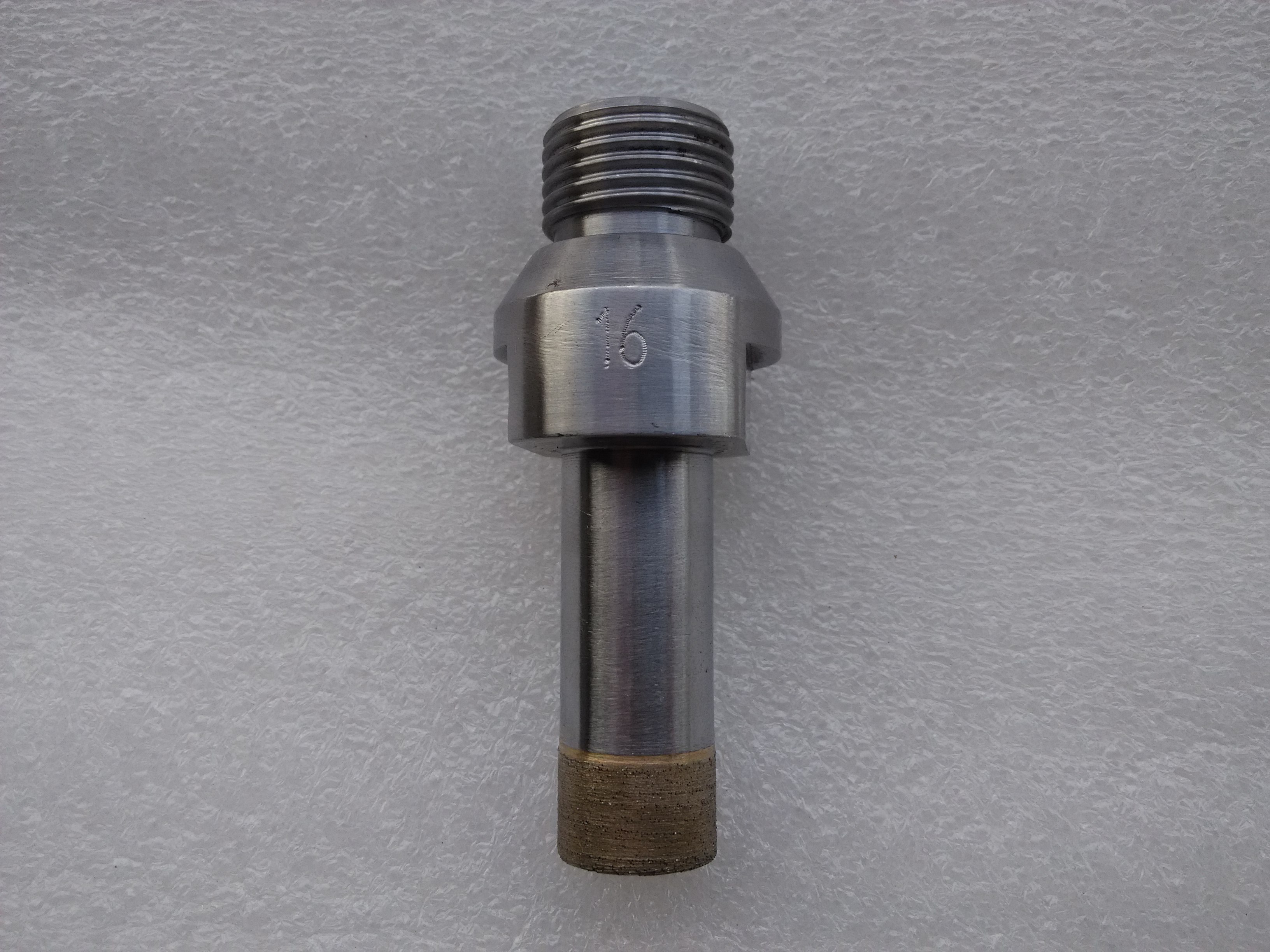 RZZ 4-30mm Diamond Sand Drill Bit for Glass Thread Unitary Type G1/2'' Length 75mm