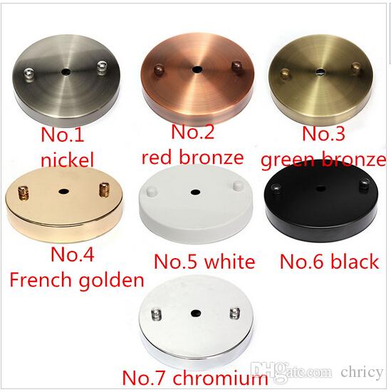 100mm/120mm Ceiling Plate Canopy Wall Sconce Mount LED Vintage Pendant Light Lamp Disc Base Round Ceiling Fixture plate