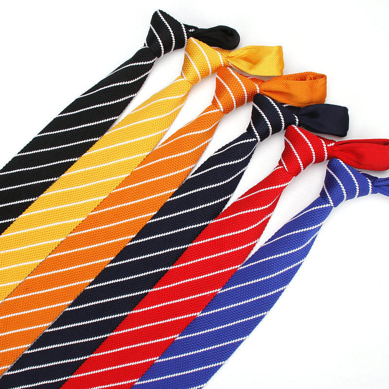 Trendy Men Neckties Flat Ties Red/Black/Navy/Orange/Yellow Color Knitted Neck Ties for Women Men Wedding Party Work
Trendy Men Neckties Flat Ties Red/Black/Navy/Orange/Yellow Color Knitted Neck Ties for Women Men Wedding Party Work