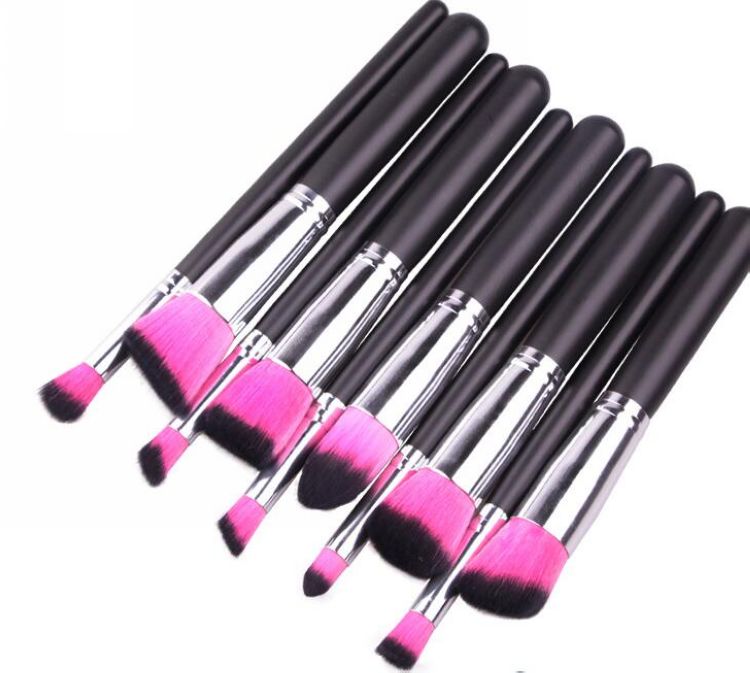 wood handle cosmetic brush set 10pcs Makeup Brushes Set Powder Foundation Eyeshadow Eyeliner Lip Brush Tool Brand Make Up Brushes