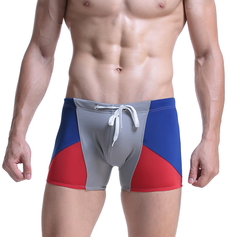 Men's swimsuits drawstring beach board swimming boxer trunks U bag low rise spa leisure fitness swimsuit swimwear #011PJ, Red
Men's swimsuits drawstring beach board swimming boxer trunks U bag low rise spa leisure fitness swimsuit swimwear #011PJ, Red