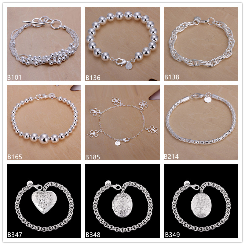 Six line light soo size Charm beads clover hanging space sterling silver plated bracelet 8 pieces mixed style GSSB32 sale women's 925 silver bracelets
Six line light soo size Charm beads clover hanging space sterling silver plated bracelet 8 pieces mixed style GSSB32 sale women's 925 silver bracelets