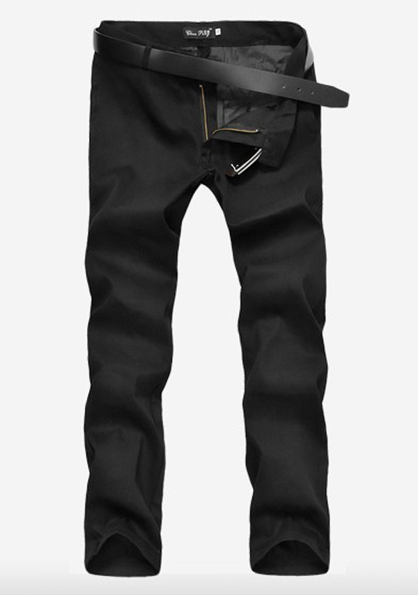 Wholesale-New Arrival Casual Men's Pants Skinny Trousers Men Chinos Pants Long Pant pantalones de los hombres Black 3XL Pants