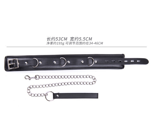 New Arrival Sexy Toys Black Red Collar Necklace Bondage With Belt Sex Products For Women Fetish Erotic Role Play