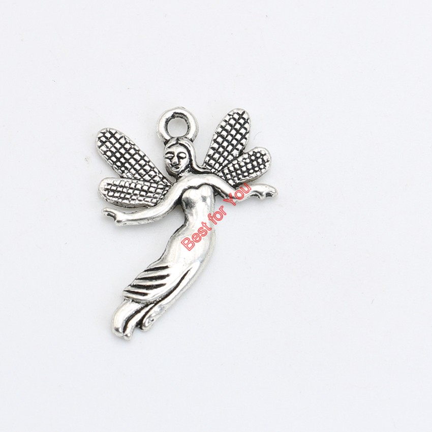 Angel Fairy Charms Pendant Antique Silver Plated Bracelet Necklace Jewelry Making DIY Handmade 23x18mm
Angel Fairy Charms Pendant Antique Silver Plated Bracelet Necklace Jewelry Making DIY Handmade 23x18mm