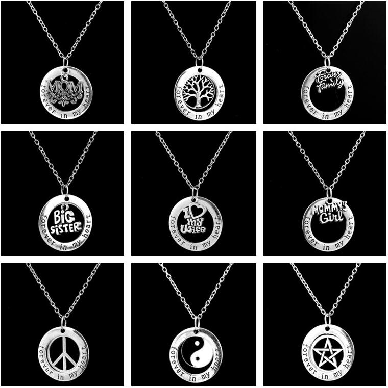 New arrival Home engraved pendant mother daughter sisters Forever In Heart P005 Arts and Crafts pendant with chain, Black
New arrival Home engraved pendant mother daughter sisters Forever In Heart P005 Arts and Crafts pendant with chain, Black