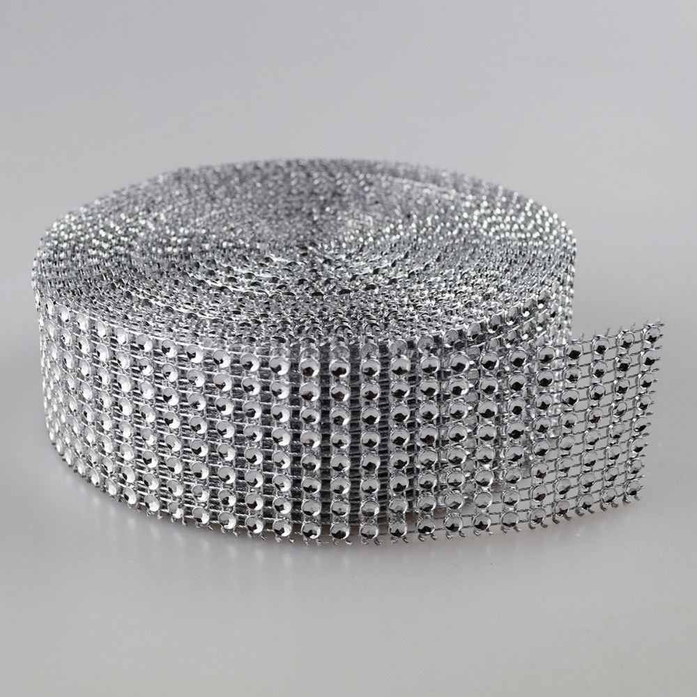 1.55"X30 Feets silver Diamond sparkle Rhinestone Wraps Ribbon Wedding home decor free shipping 
1.55"X30 Feets silver Diamond sparkle Rhinestone Wraps Ribbon Wedding home decor free shipping
