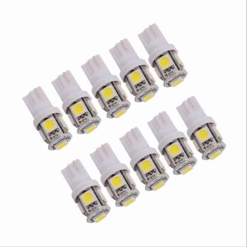 Wholesale 100pcs Super White T10 Wedge 5-SMD 5050 LED side tail parking brake dome plate Light bulbs W5W 2825 158 192 168 194
Wholesale 100pcs Super White T10 Wedge 5-SMD 5050 LED side tail parking brake dome plate Light bulbs W5W 2825 158 192 168 194