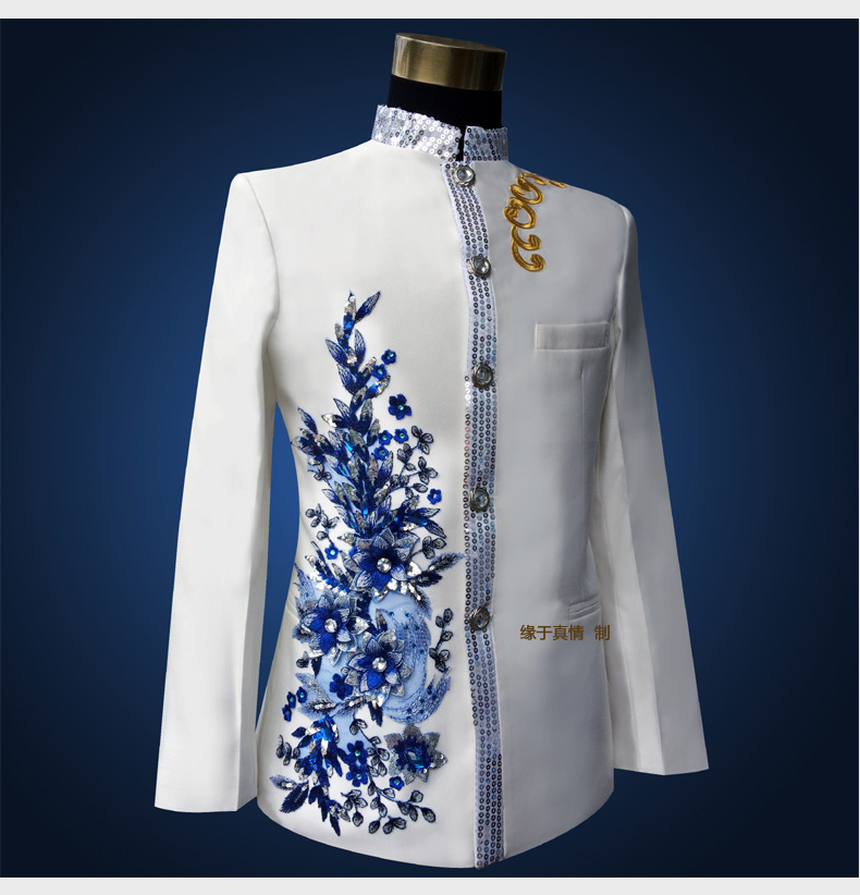 Wholesale-Men New Fashion Designer Wedding Groom Indowestern Sherwani Suit Coat Jacket