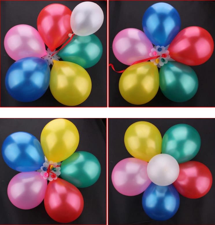 The balloon sealing The plum flower balloon clip the flower shape clip wedding style clip free shipping WQ11