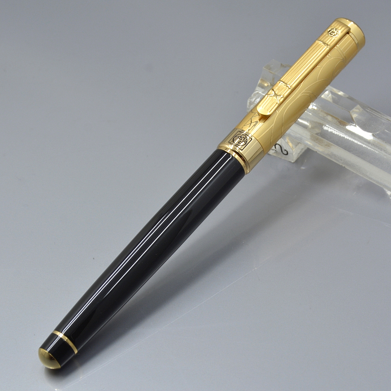 High Quality Picasso 902 black and gold Roller ball pen business office stationery Luxurs writing gift ball pens