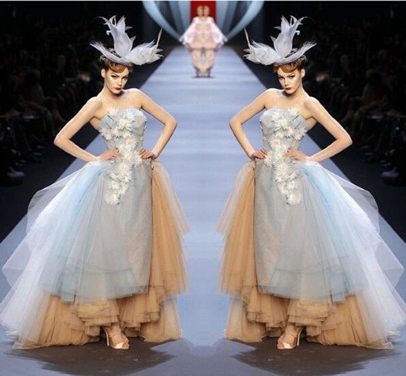 Runway Fashion Gray And Champagne Puffy Prom Dresses 2017 Sexy Strapless Applique Layers High Low Evening Gowns Backless Formal Party Dress, Sage
Runway Fashion Gray And Champagne Puffy Prom Dresses 2017 Sexy Strapless Applique Layers High Low Evening Gowns Backless Formal Party Dress, Sage