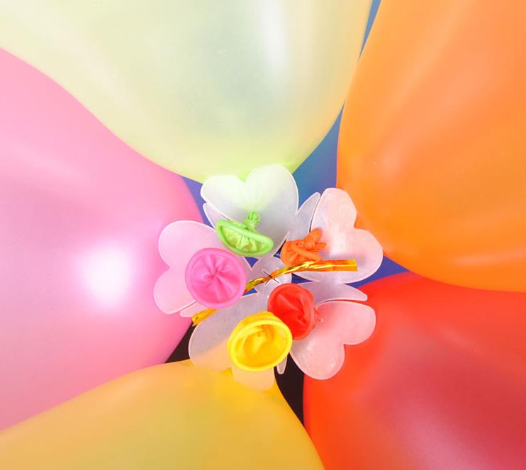 The balloon sealing The plum flower balloon clip the flower shape clip wedding style clip free shipping WQ11
