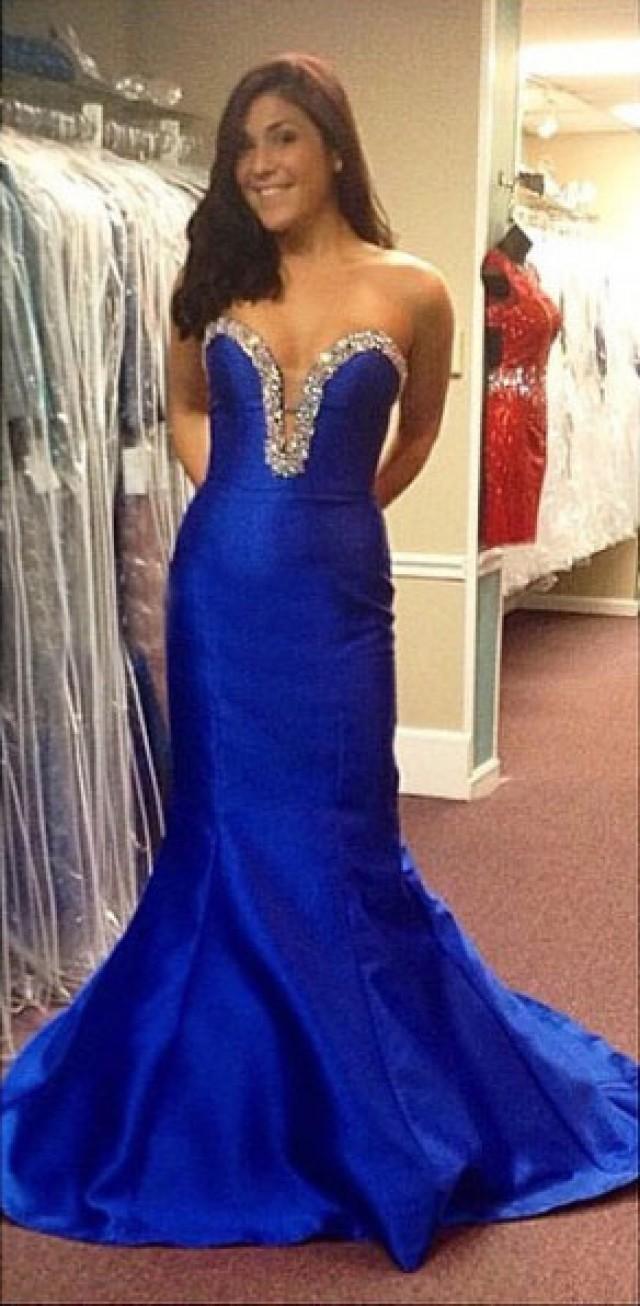 Gorgeous Royal Blue Mermaid Taffeta Prom Dresses Long Elegant Formal Evening Gown Sweetheart Beaded Vestidos Festa Cheap Formal Dresses, Same as image
Gorgeous Royal Blue Mermaid Taffeta Prom Dresses Long Elegant Formal Evening Gown Sweetheart Beaded Vestidos Festa Cheap Formal Dresses, Same as image