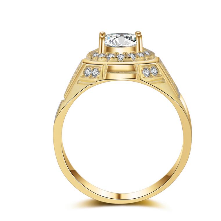 2017 New Arrival Luxury Jewelry 925 Sterling Silver Ovial Pave White Topaz Gemstones CZ Diammon Men Ring for Lover'S Gift Size 8-13