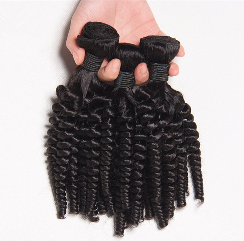 Brazilian Human Hair Extensions Aunty Funmi Unprocessed Indian Peruvian Brazilian Malaysian Virgin Hair Weaves Funmi curly