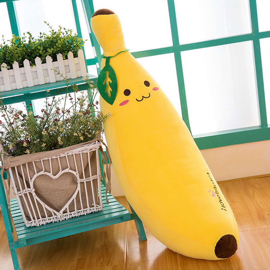 Wholesale Giant Soft Banana Pillow Cushion Plush Toy Simulation