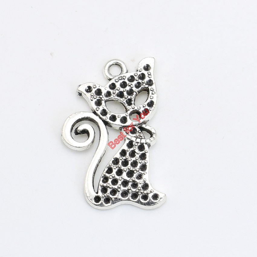 Antique Silver Plated Cat Charms Pendant Bracelet Necklace Jewelry Making DIY Handmade 27x16mm
Antique Silver Plated Cat Charms Pendant Bracelet Necklace Jewelry Making DIY Handmade 27x16mm