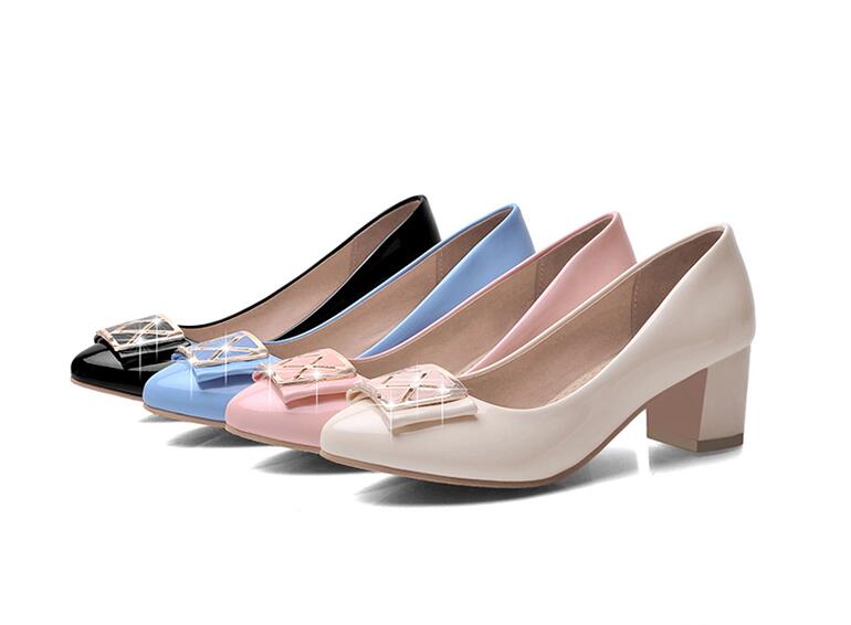 Spring autumn new contracted paint single shoes in the shallow mouth round head with work shoes fashionable female big yards of shoes, Black
Spring autumn new contracted paint single shoes in the shallow mouth round head with work shoes fashionable female big yards of shoes, Black