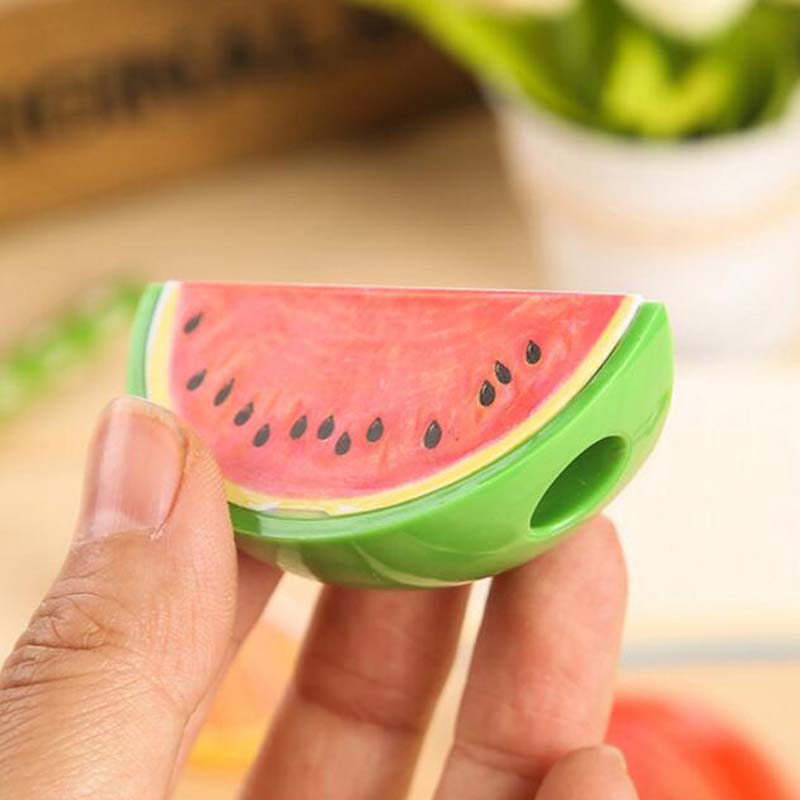 Creative 20pcs/lot Cute Fruit Cartoon Kids Pencil Sharpener for Pencils School Office Stationery Christmas Kid Gift Prize