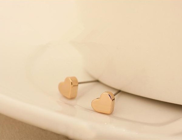 30Pair Tiny Heart Studs Earrings Simple Love Heart Earrings Cute Small Geometric Stud Earrings for Women Jewelry
