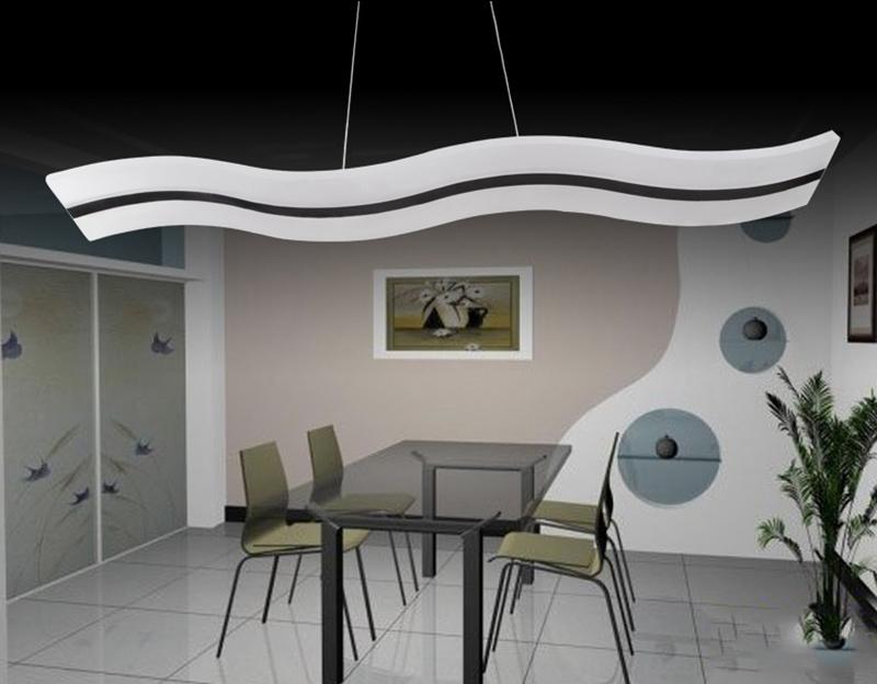 S type Modern LED Acylic Pendant Light for living room Wave Acrylic pendant lamp dinning room Pendant Lighting AC85~265V Chandelier