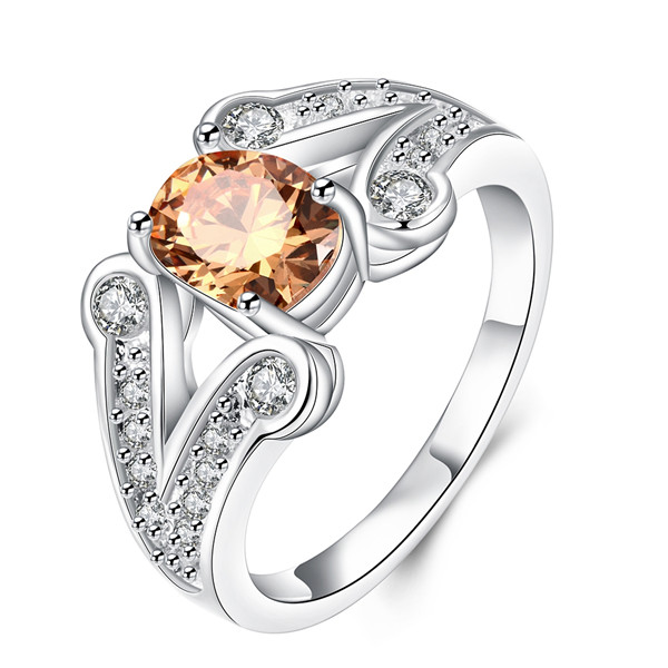 Women's love Full Diamond Double V with stone Ring 925 silver Ring STPR011-A brand new champagne gemstone sterling silver plate finger rings
Women's love Full Diamond Double V with stone Ring 925 silver Ring STPR011-A brand new champagne gemstone sterling silver plate finger rings