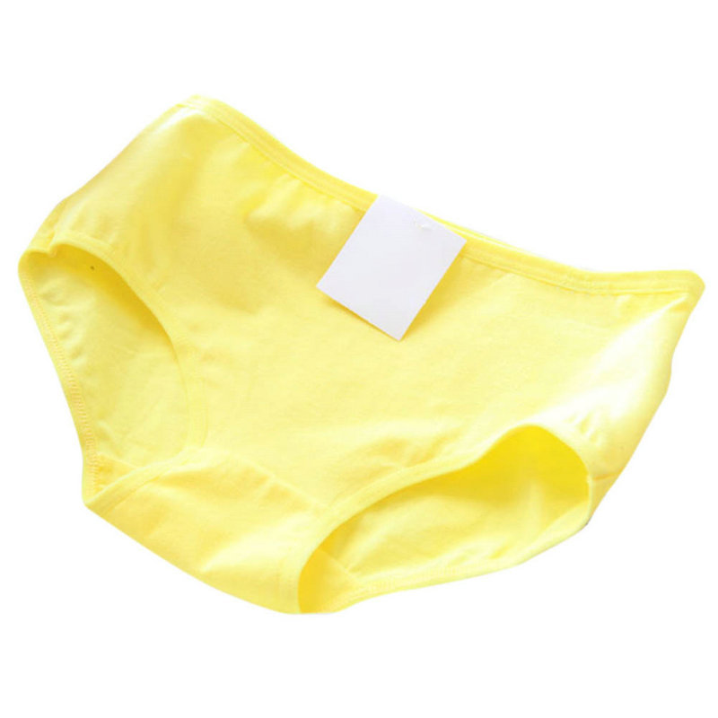 Wholesale-Promotion Sexy Lady Womens Cotton Underwear Briefs Panties Knickers Lingerie Candy Color