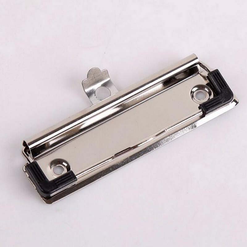 Creative 10pcs Metal 10cm Board Clips High Quality Metal Binder WordPad Clips Free Shipping School Office New Spring Clip