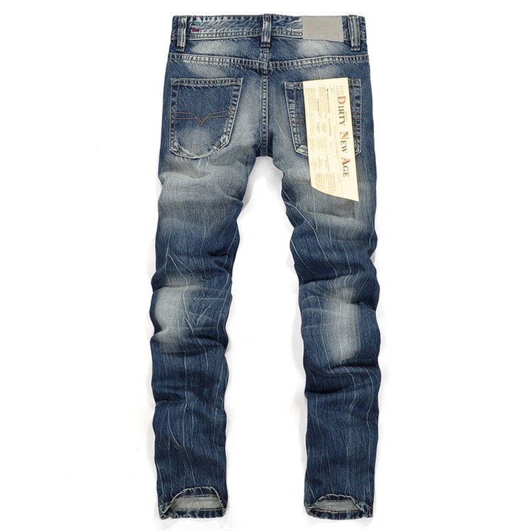 2016 Fashion Men Jeans DL Famous Brand High Quality Big Size Ripped Jeans For Men Jeans Straight Casual Jeans arrival jeans destroyed baggy