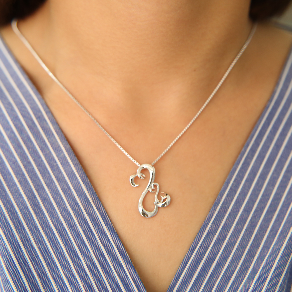 silver plated high polish factory wholesale cheap 25mm 41+5cm box chain fashion jewelry Open Heart Jane Seymour Necklace