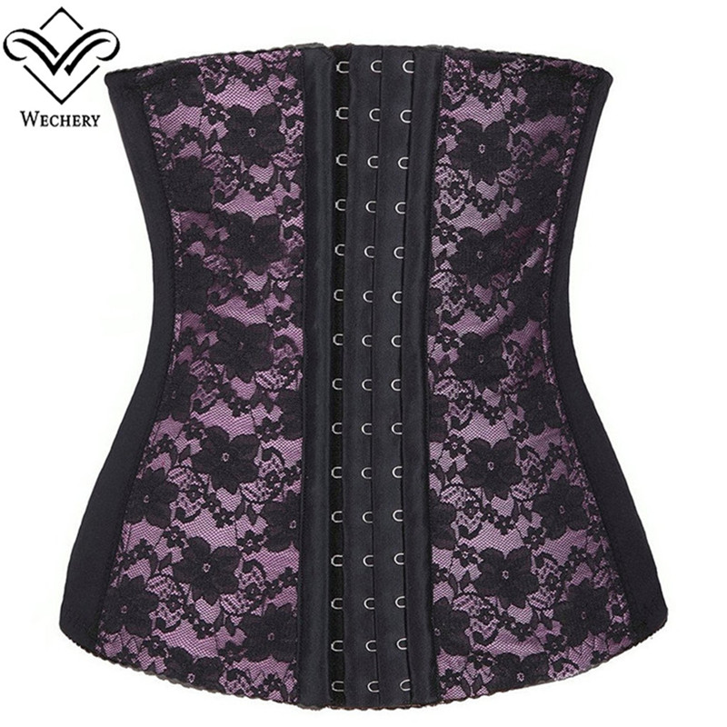 Plus Size Waist Trainer Corset Steel Boned Waist Cincher Body Shaper Lace Waist Training Corsets Tight Lacing Slimming Shaperwear от DHgate WW