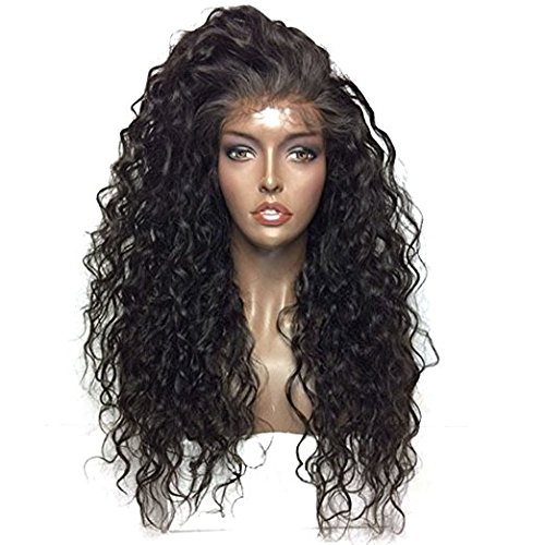 360 Lace Frontal Wig Pre-Plucked Hairline 360 Lace Front Human Hair Wigs deep Curly for Black Women 250% Density Diva1