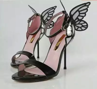 Free shipping 2019 Ladies patent leather high heel sandals buckle Rose solid butterfly ornaments Sophia Webster party sexy white/black 34-42, Split
Free shipping 2019 Ladies patent leather high heel sandals buckle Rose solid butterfly ornaments Sophia Webster party sexy white/black 34-42, Split