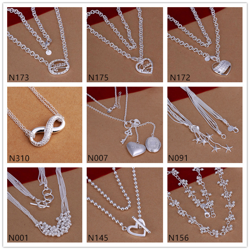 Star digital shape 925 silver Necklace 6 pieces a lot mixed style,brand new women's gemstone sterling silver Necklace EMP51
Star digital shape 925 silver Necklace 6 pieces a lot mixed style,brand new women's gemstone sterling silver Necklace EMP51