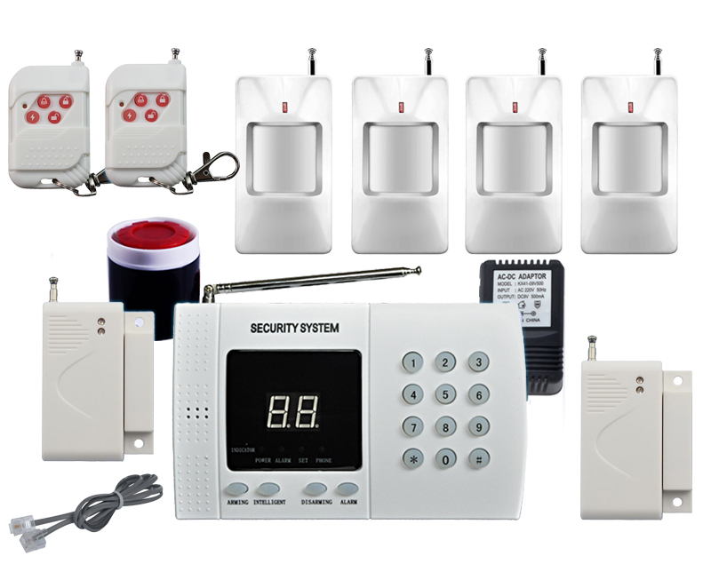 Wireless PSTN PIR Home Security Burglar Alarm System Auto Dialing Dialer 4x Wireless PIR Infrared Motion Alarm Sensor
Wireless PSTN PIR Home Security Burglar Alarm System Auto Dialing Dialer 4x Wireless PIR Infrared Motion Alarm Sensor