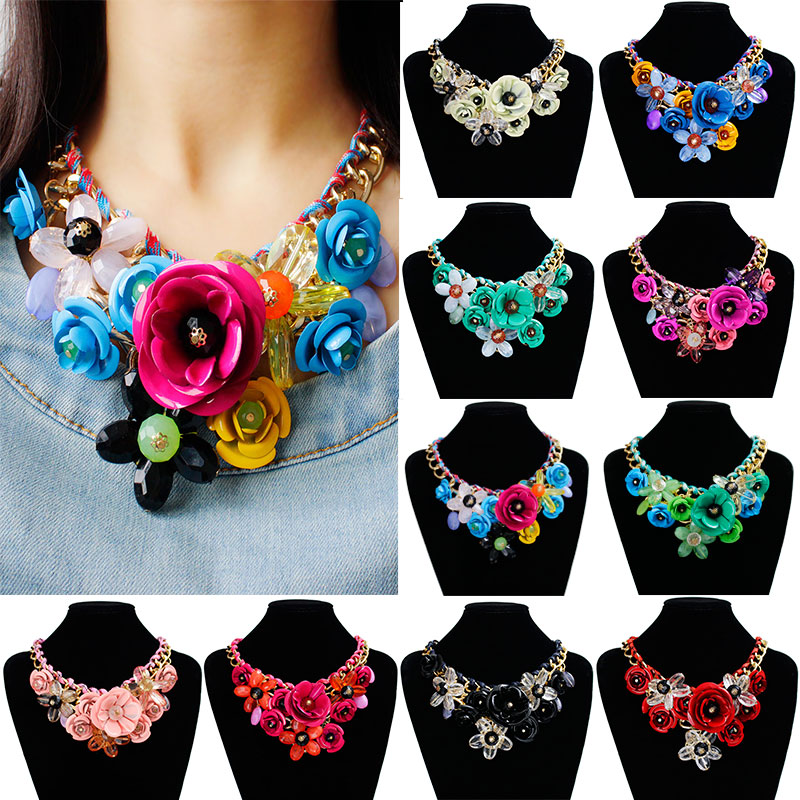 Wholesale-Star Jewelry wholesale for women maxi necklace 2015 new design fashion statement necklace Gem flowers necklaces &
Wholesale-Star Jewelry wholesale for women maxi necklace 2015 new design fashion statement necklace Gem flowers necklaces &