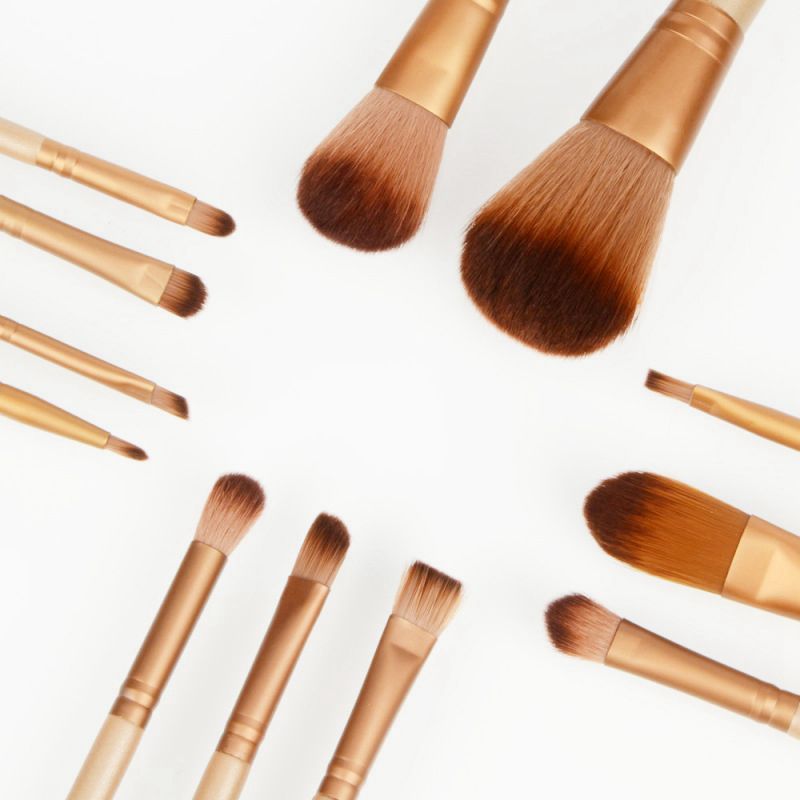 12 Pcs Cosmetic Makeup Brushes Set Powder Foundation Eyeshadow Eyeliner Lip Brush Tool Brand Make Up Brushes pincel maquiagem