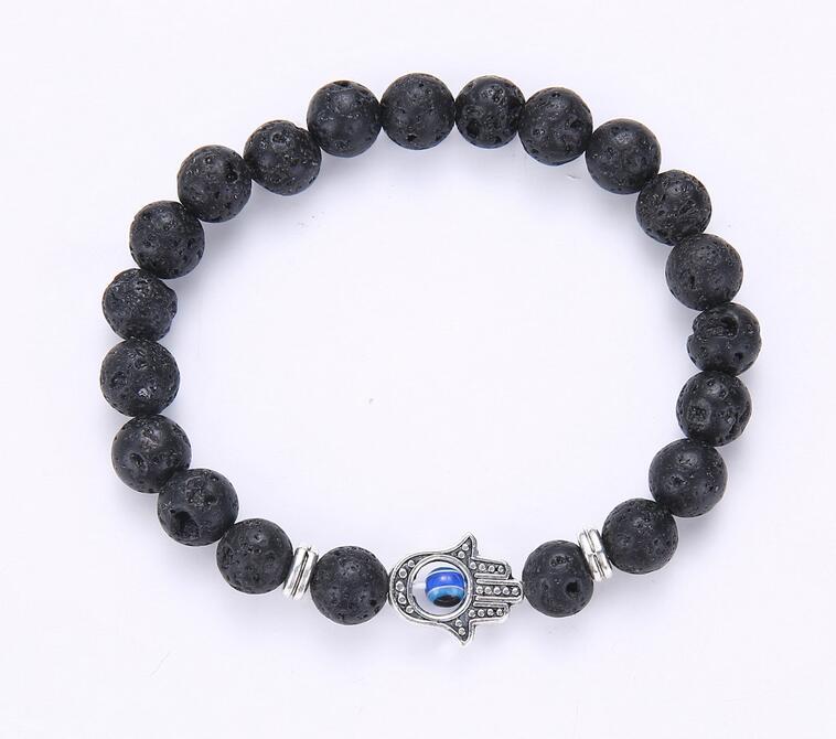 Handmade Diffuser Jewelry Anti-fatigue Lava Natural Stone Charms Bracelets Volcanic Rock Charm Prayer BeadsFatima's hands Evil Eyes Bracelet
Handmade Diffuser Jewelry Anti-fatigue Lava Natural Stone Charms Bracelets Volcanic Rock Charm Prayer BeadsFatima's hands Evil Eyes Bracelet