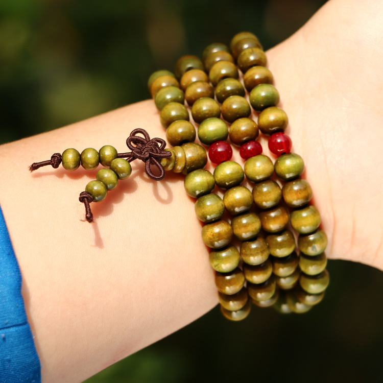Charm Bracelet Natural Sandalwood Buddhist Buddha Meditation Beads Bracelets For Women Men Jewelry Prayer Mala Rosary Beads Bracel