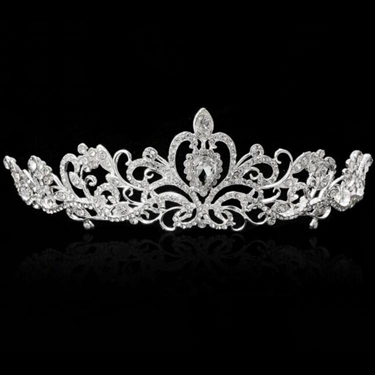 Bling Silver Crystals Wedding Tiaras Beaded Bridal Crowns Diamond Jewelry Rhinestone Headband Cheap Hair Accessories Pageant Tiara
Bling Silver Crystals Wedding Tiaras Beaded Bridal Crowns Diamond Jewelry Rhinestone Headband Cheap Hair Accessories Pageant Tiara