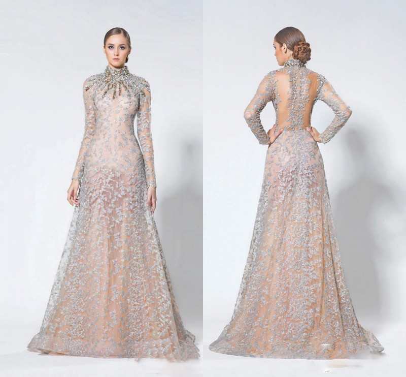 Shinning Heavy Beading Long Sleeve Evening Gowns Hign Neck Crystals Beaded Sheer Back Prom Dresses Champagne Luxury Formal Party Dresses, Silver
Shinning Heavy Beading Long Sleeve Evening Gowns Hign Neck Crystals Beaded Sheer Back Prom Dresses Champagne Luxury Formal Party Dresses, Silver