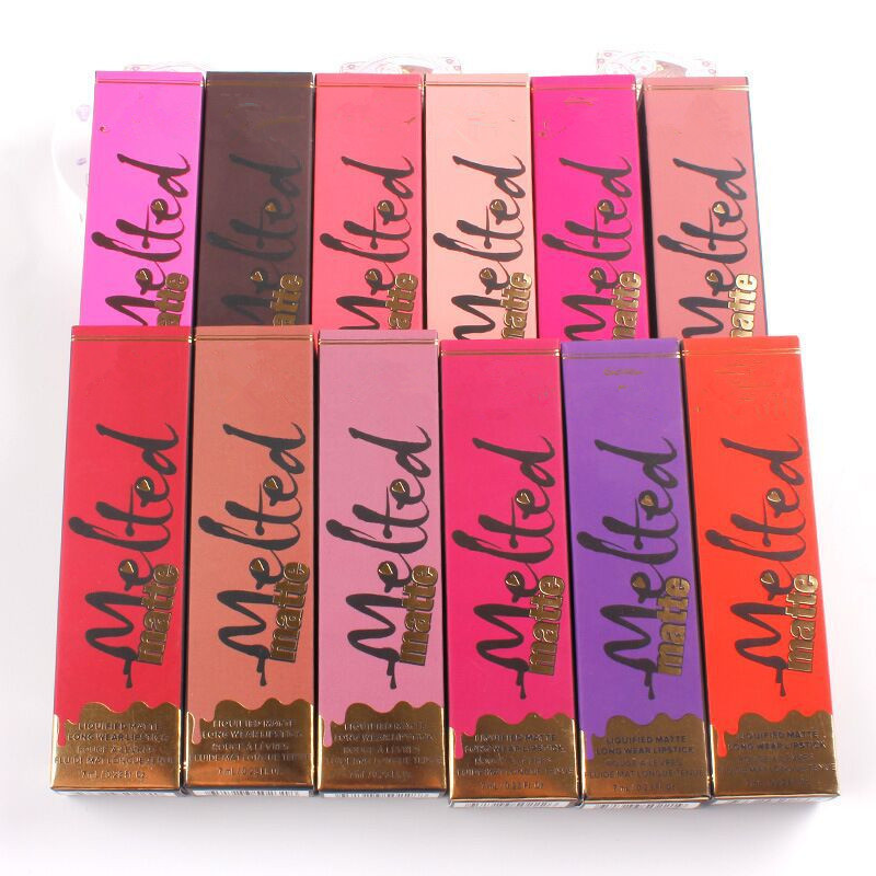 New Melted Matte Liquified Matte Long Wear Lipstick Lip Gloss 7ml/0.23fl.Oz 12 Colors Sell out Queen B FRENCH KISSES, Mixed color
New Melted Matte Liquified Matte Long Wear Lipstick Lip Gloss 7ml/0.23fl.Oz 12 Colors Sell out Queen B FRENCH KISSES, Mixed color