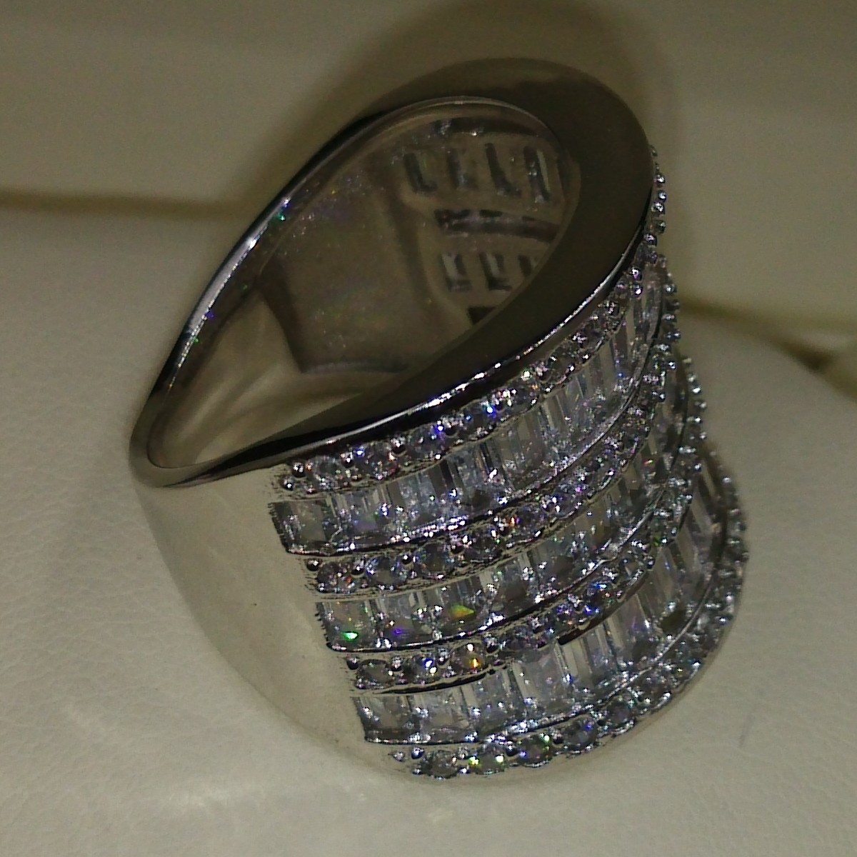 2025 Choucong Brand Jewelry Sterling Sier Full Topaz CZ Dia Gemstones Wedding Engagement Women Finger Ring gift Size5-11