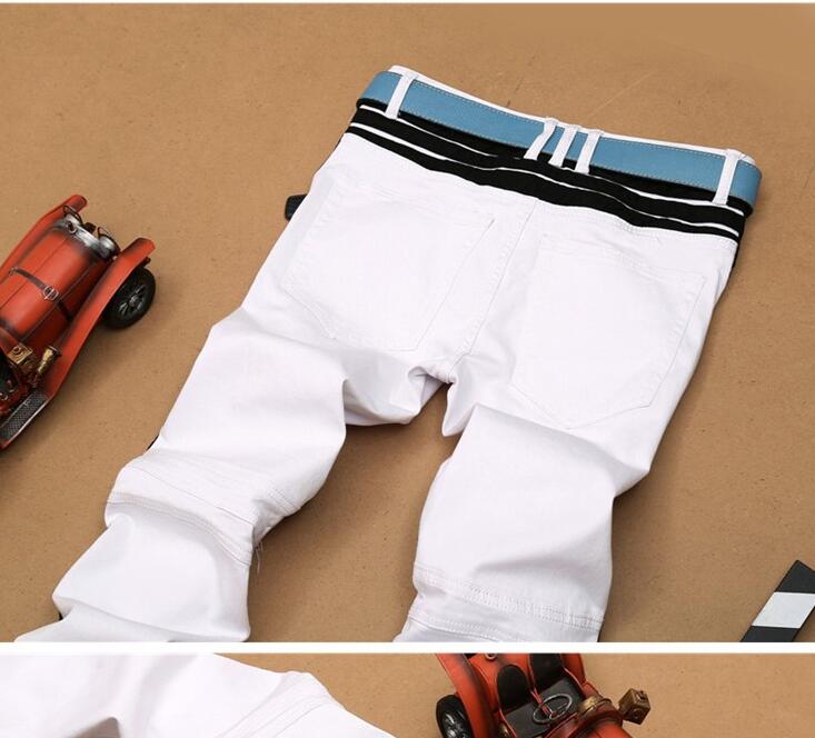 2016 Fashion Men Jeans Men'S Midweight Full Length Mens Jeans Holes Men Pants Jeans Brand 2016 Men Jeans Pants Pantalon Homme Jeans De Marqu