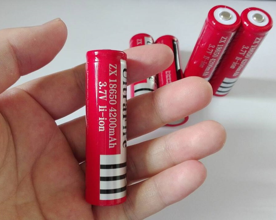 Big Discount,,Free Shipping ultrafire 18650 3.7V Rechargeable Battery 4200mAh for LED Flashlight