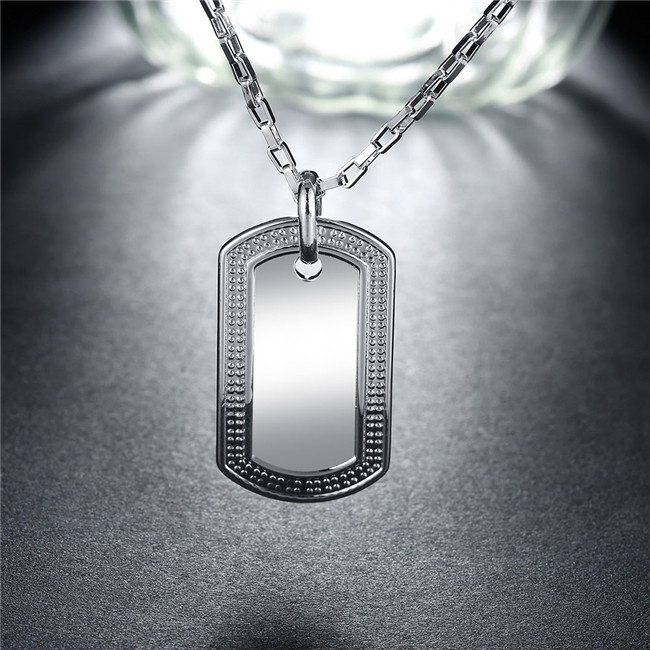Hot sale Medals necklace sterling silver plated necklace STSN272,wholesale fashion 925 silver pendant necklace factory sale free shipping