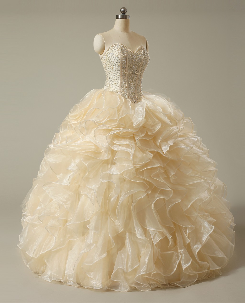 2020 New Arrival Cheap Quinceanera Dresses Beaded Beautiful Party Prom Formal Ball Gowns Vestidos De 15 Anos QC1473